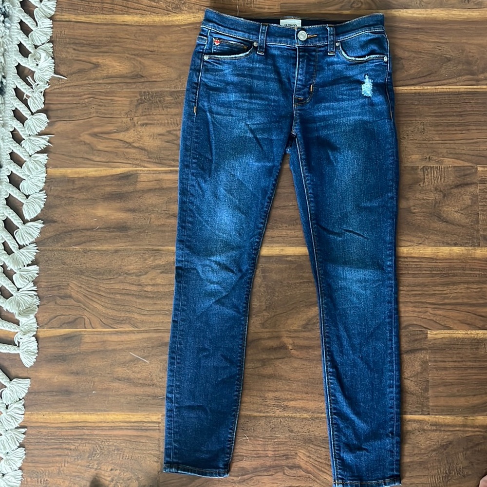 Hudson size 25 Natalie mid rise crop super skinny